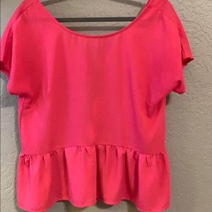 Hot Pink Blouse